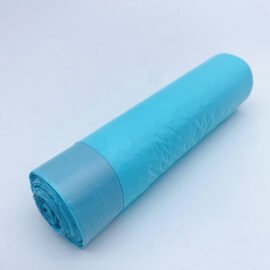 Blue Drawstring Trash Bags