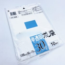 PLASTIC BAG　30L  White