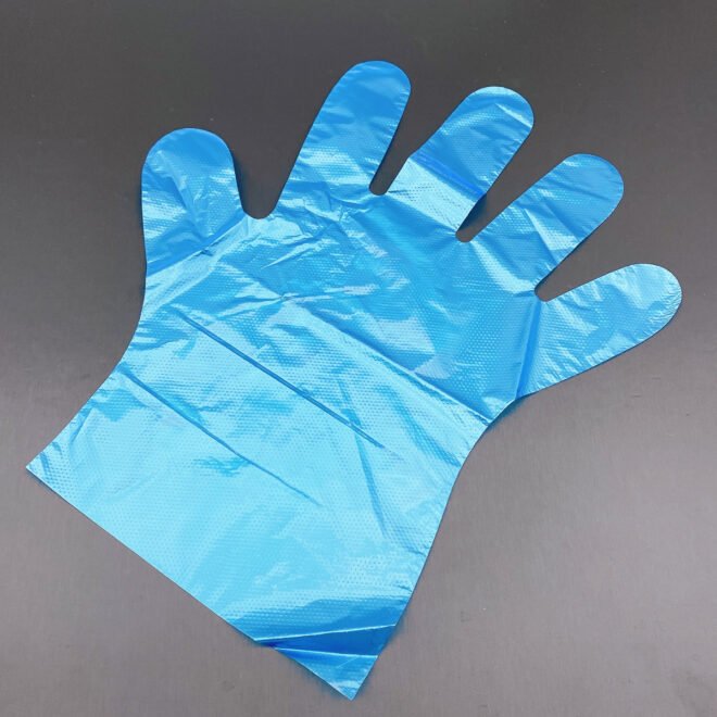 HDPE Blue Gloves